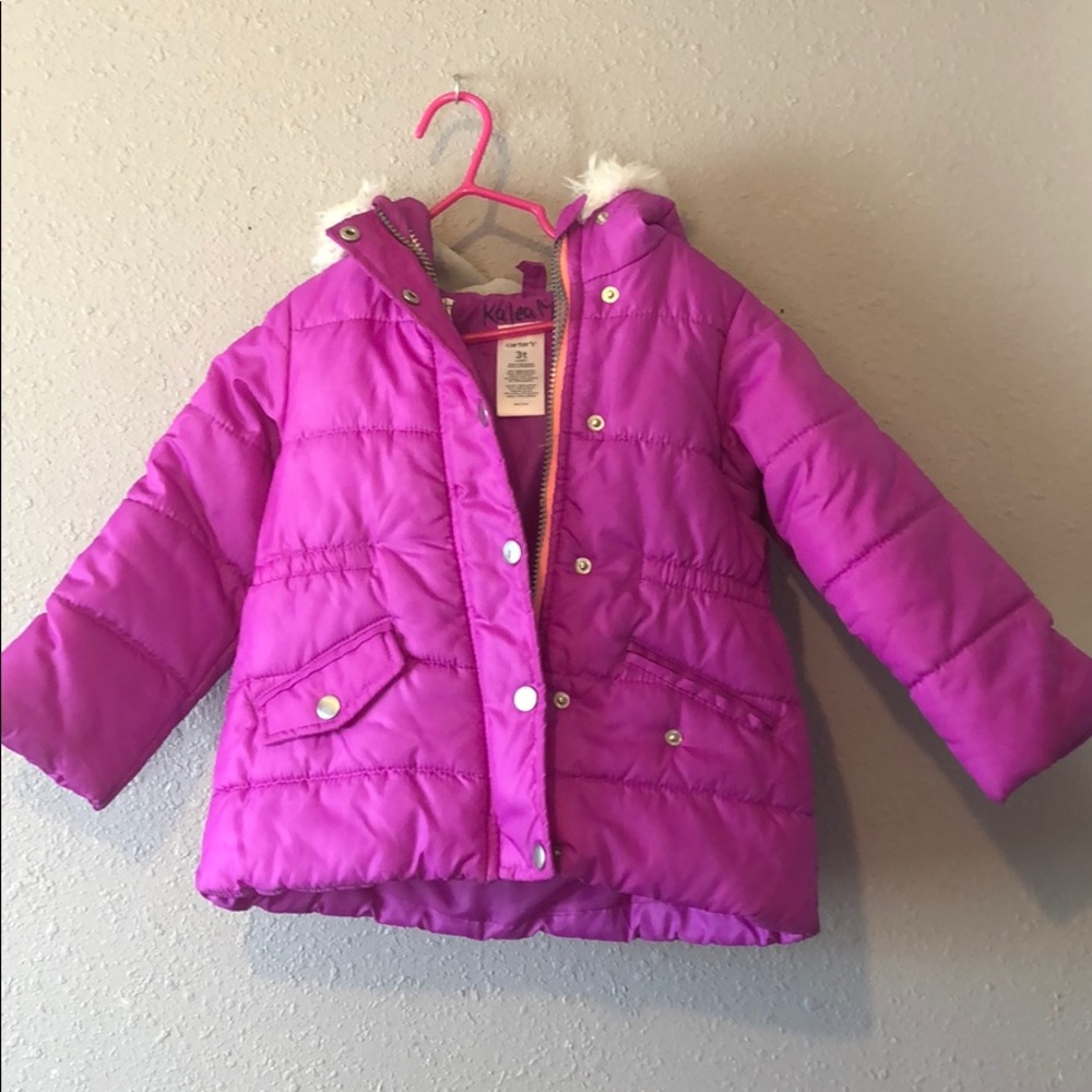 Cozy winter jacket size 3t Carter’s